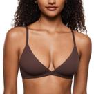 Sutiã INLYRIC Inbarely Triângulo Bralette Decote Profundo Sem Bojo XS Sutiã INLYRIC Inbarely Triângulo Bralette Decote Profundo Sem Bojo XS