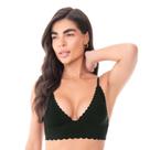 Sutiã Laser Termofusionado Com Bojo Removível Preto Sutiã Laser Termofusionado Com Bojo Removível Preto