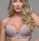 Sutiã Microfibra com Bojo Push-Up Base Reforçada Alongada - Bruvi Lingerie