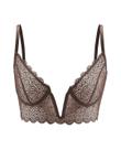 Sutiã Mini Corselet Renda Soul Marrom She