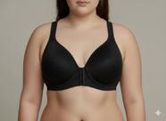 Sutiã Nadador Plus Size em Microfibra com Bojo Delfa Alta Sustentação
