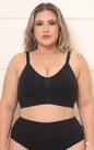 Sutiã Nayane Rodrigues Plus Size Algodão Sem Bojo Lateral Larga 48-54 Cor:PretoTamanho:48