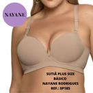Sutiã plus size básico bojo liso Ref.: SP185