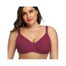 Sutiã plus Size Com Armação Para Mulheres, Lingerie Fina Sem Forro, Tamanho Grande, Copo C D E F