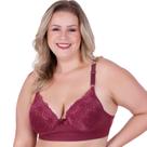 Sutiã Plus Size com Bojo Feminino Clamar em Microfibra e Renda no Bojo - 4241