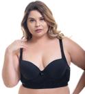 Sutiã Plus Size Cropped Microfibra e Renda Vislumbre ref 1019