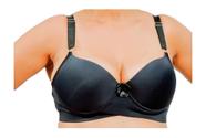 Sutiã plus size reforçado base cruzada transpassa c/ bojo up