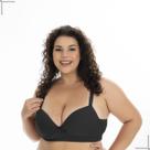 Sutia Plus Size Reforçado Lateral E Alça Larga Sustentação