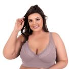 Sutiã Plus Size Renda Lateral Larga Sem Bojo E Com Aro Vislumbre até 60