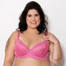 Sutiã Plus Size Rendado Bojo Alça Sustentação Reforçado Sutiã Plus Size Rendado Bojo Alça Sustentação Reforçado