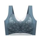 Sutiã plus Size Sem Costura Com Renda Push Up, Bralette De Renda Em Seda Gelada Sem Fio, Lingerie