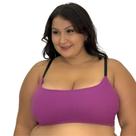 Sutiã Plus Size Tecido Canelado Top Grande -c1 FELÍCIA