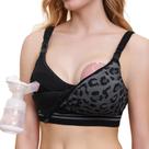 Sutiã Pumping Momcozy Hands Free Seamless Nursing Black