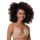 Sutiã Push Up Bolha Média Laser Bege Sutiã Push Up Bolha Média Laser Bege