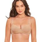 Sutiã Push Up de Algodão Bojo Soft Liso Econfort