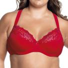 Sutiã Reforçado Clássico Tendência Moda íntima Plus Size Cor:VermelhoTamanho:56Gênero:Mulher