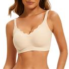 Sutiã Sem Costura VRCOMFY Push Up Nude Ajustável Sem Arco Sutiã Sem Costura VRCOMFY Push Up Nude Ajustável Sem Arco