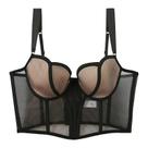 Sutiã Sexy Push up De Renda Para Mulheres, Bralette Transparente De Tule, Lingerie Francesa Com