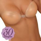 Sutiã Silicone Invisível Aumenta Seios E Deixa Durinhos BEGE GG - CX