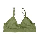 Sutiã Top Sem Aro Sem Bojo Verde Militar Basic+ Confortável Sutiã Top Sem Aro Sem Bojo Verde Militar Basic+ Confortável