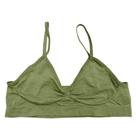 Sutiã Top Sem Bojo Verde Militar Basic+ Confortável