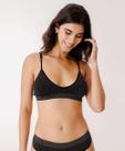 Sutiã Top Sem Costura Brilho Lurex Marisa Preto-06006