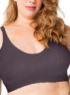 Sutiã Top Trifil C06296 Plus Size Relevo Poá Sem Costura Microfibra T. 48/52