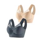 Sutiãs Esportivos De Renda Para Mulheres plus Size, Sem Costura, Sem Fio, Bralette L-3XL, 2 Peças, À