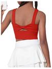 Sutiãs esportivos WDIRARA Twist Back para meninas, ginástica, vermelhos 9Y Sutiãs esportivos WDIRARA Twist Back para meninas, ginástica, vermelhos 9Y