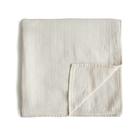 Swaddle Blanket mushie Muslin 100% algodão orgânico (neblina)