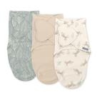 SwaddleMe da Ingenuity - Kit com 3 Fraldas para Bebês (0-3 Meses)