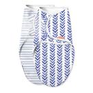 SwaddleMe Luxe Easy Change Swaddle, pacote com 2 unidades, pequeno/médio