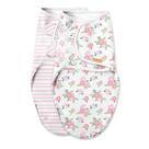 SwaddleMe Luxe Easy Change Swaddle, pacote com 2 unidades, pequeno/médio