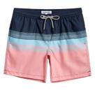 Swim Trunks mamagic Quick Dry Swim Shorts para homens azul e rosa