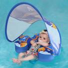 Swimbobo de natação para bebês Swim Float Free com dossel de 3 a 24 meses
