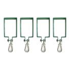 Swing Hangers Hi Flame Heavy Duty Steel para conjuntos de madeira (conjunto de 4)