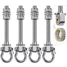 Swing Hangers SELEWARE Heavy Duty Bearing, capacidade de 1500 libras, pacote com 4