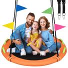 Swing HeyZoo 122 cm Saucer Tree Swing 408 kg Capacidade Laranja