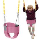 Swing Seat Eastern Jungle Gym High Back Full Bucket rosa
