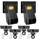 Swing Set Brackets BETOOLL Swing Sets com ganchos giratórios pretos