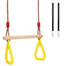 Swing Set Covzoe Trapeze Bar 16 de altura ajustável para crianças