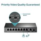 Switch 09 Portas Tp-link Tl-sf1009p Poe