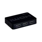 Switch 3 em 1 HDMI Multilaser WI290 - Preto