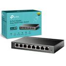 Switch 8 Portas 10/100/1000 Poe Easy Smart Mesa 64W TL-SG108PE TP LINK Switch 8 Portas 10/100/1000 Poe Easy Smart Mesa 64W TL-SG108PE TP LINK