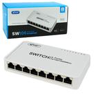 Switch 8 Portas Rj45 Gigabit Rede 10/100/1000 Mbps Ethernet Hub Bivolt 110 220V