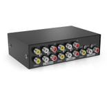 Switch AV RCA MT-Viki de 4 vias 4 em 1 saída de vídeo composto L/R