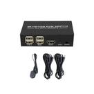 Switch Chaveador E Seletor Usb Kvm Hdmi 2 Portas Mouse Teclado