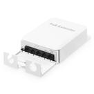 Switch de passagem PoE externo binário com 1 PoE em 4 saídas PoE