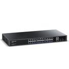 Switch de rede AUMOX PRO de 28 portas Gigabit PoE com 2 portas de uplink