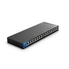 Switch de rede Linksys LGS116P 16 portas Gigabit não gerenciado